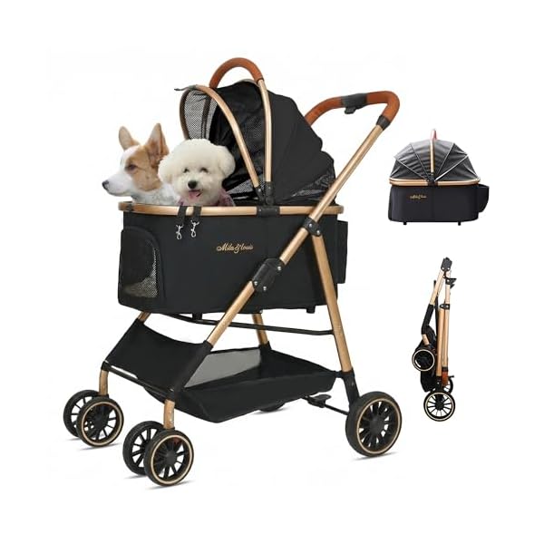 【貨物輸送無料】【軽さ5.5KG 中?小型犬専用】MILA\u0026LOUIS 愛玩動物手押し車分け隔てる型 取りはずし能力のある 軽さフ