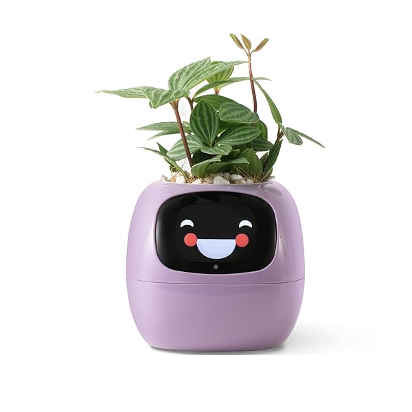 【貨物輸送無料】PlantsIO スマートペットプランター 人造人間お引き回し 絵文字付き添い人草木の取り計らう、