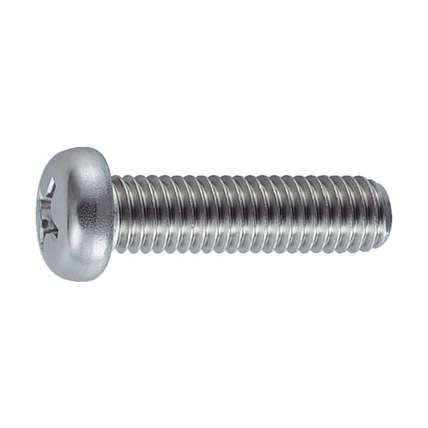 【送料無料】トラスコ中山(TRUSCO) ナベ頭小ねじ ステンレス 全ネジ B050620 M6&times;20 27本入 x 10パッ｜Smart Life ギア店