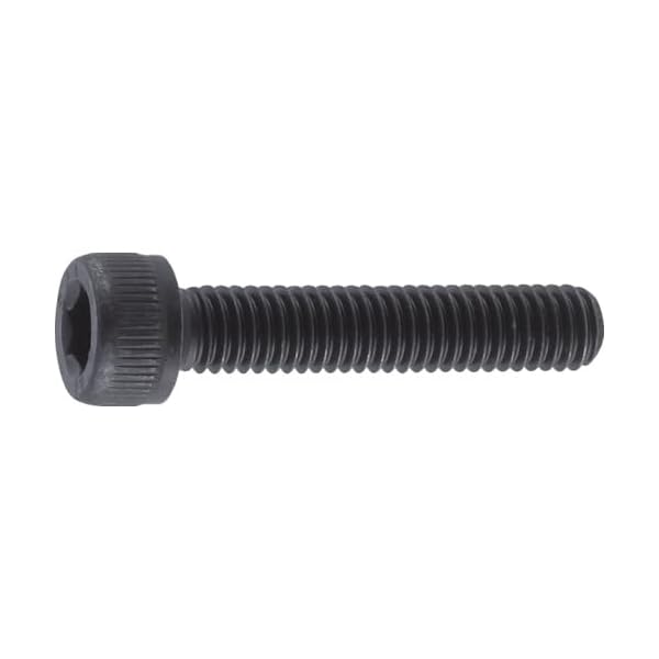 【貨物輸送無料】トラスコ中山(TRUSCO) 六角穴付雄捩子 全螺子釘 B300414 黒染め M4×14 65本入 x 10容器に並べる