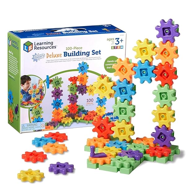 【貨物輸送無料】ラーニング リソーシーズ Gears！ Gears！ Gears！(R) Beginner’s Building Set カラフルギ