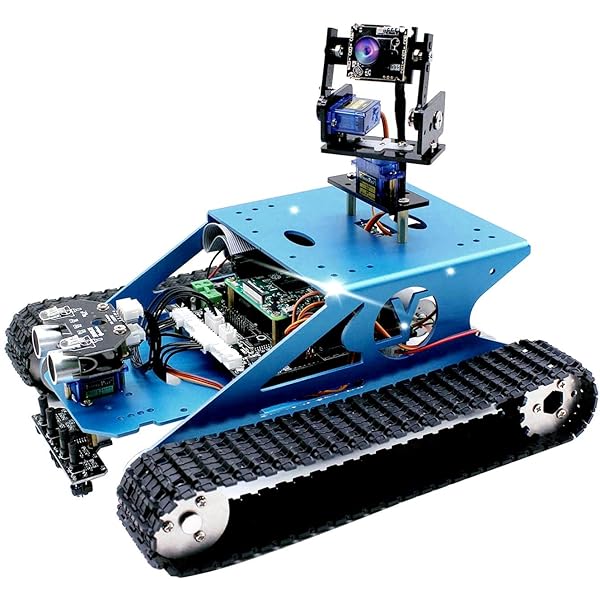 【送料無料】Yahboom Raspberry Pi ロボット プロ スターターキット カメラ付き プログラマブル AI |Smart Life ギア店