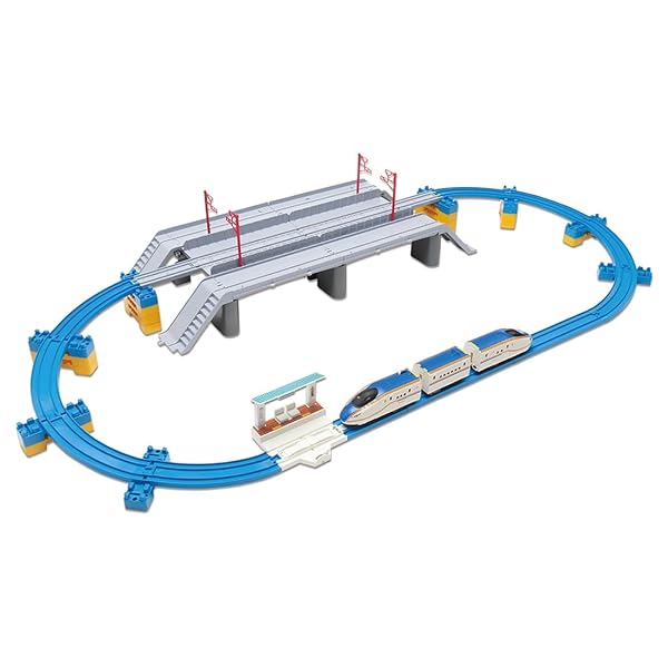 【貨物輸送無料】タカラトミー(TAKARA TOMY) プラレール W7系北陸新幹線かがやき 鉄道線路道のり併用橋セ