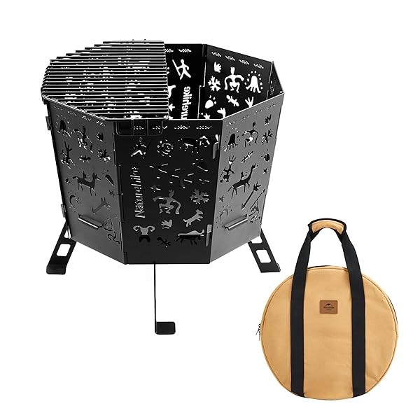 【送料無料】Naturehike公式ショップ 焚き火台 キャンプ 折りたたみ式 五徳付き 灰受け付き 薪｜Smart Life ギア店