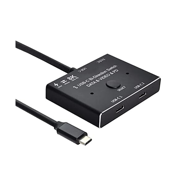【貨物輸送無料】NFHK USB-C Type-C 双方向取り替えっこ MST 1~2こしき 映像媒体資料相応う PD 8K@30hz 100W 10Gbps