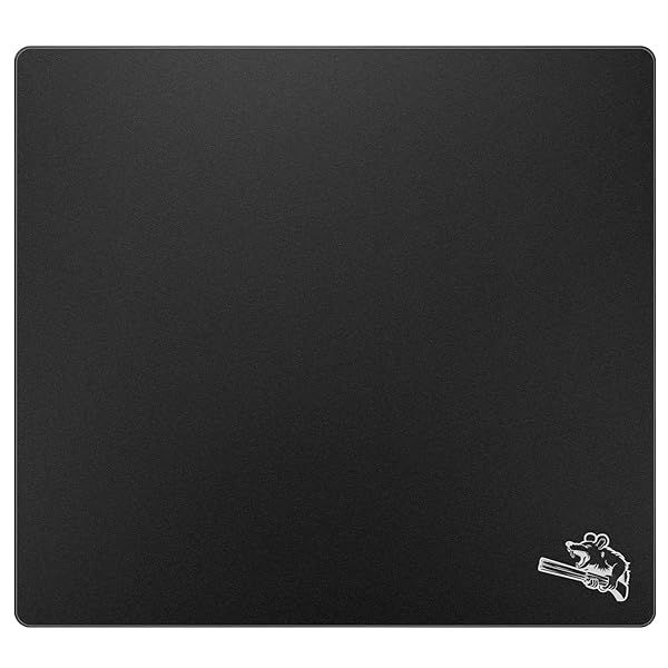 【貨物輸送無料】SIROOLAC グラスゲーミングマウスパッド 400mm×500粍 FPS力くらべ 風変わり強化因子硝子 耐久