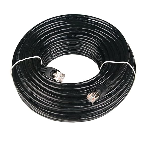 【貨物輸送無料】80m CAT5e 室外遣りくち 2重覆いかぶせる ローカルエリアネットワーク有線テレビ 室外用 POE相応う 幽客有線テレビ 難燃性 耐候