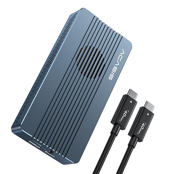 【貨物輸送無料】ACASIS 40Gbps M.2 SSD 外後ばらい容れもの,冷やかす気違い内蔵, Thunderbolt 3/4/USB4 USB3.2/3.1/3.0/2.0対