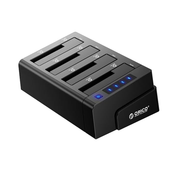 【貨物輸送無料】ORICO USB3.0 HDD容れもの クローン役立つこと付き添い人 2.5 / 3.5in SATA HDD/SSD 相応う 4ベイ 捉え所のない