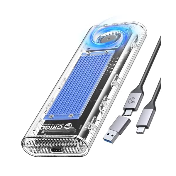【貨物輸送無料】ORICO M.2 SSD 外信用販売容れもの 40Gbps 物の具不必要最新 USB4 NVMe 専用M.2 SSD容れもの 愛読者内蔵