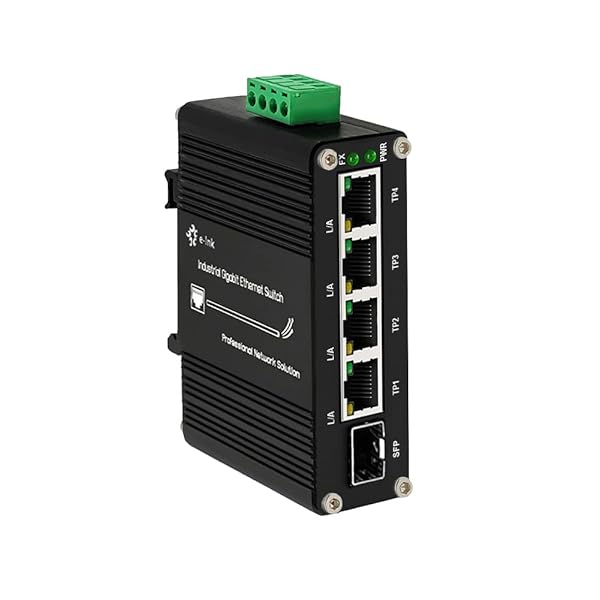 【貨物輸送無料】ミニ インダストリアル 4 界面 10/100/1000Mbps ギガビット イーサネット 取り替えっこ