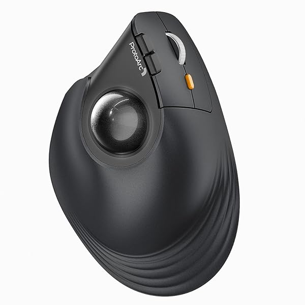 【貨物輸送無料】ProtoArc EM05 NL バーティカル トラックボール二十日鼠 縦型62° 2.4GとBluetooth両相応う ワ