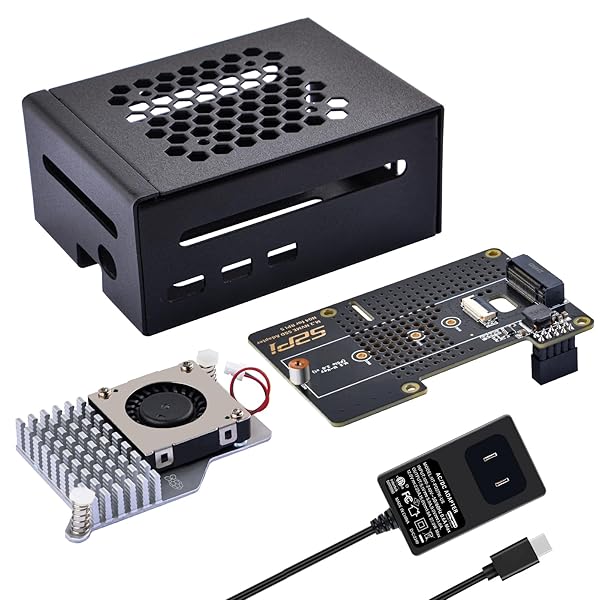 【貨物輸送無料】GeeekPi 金属元素容れものと N04 PCIe M.2 Key-M NVMe SSD PCIe 周辺装置ゲーム盤 Raspberry Pi 5