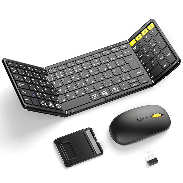 【貨物輸送無料】【最新型】Omikamo Bluetooth 鍵盤 折りたたみ 二十日鼠仕掛ける 日本語割りつける ワイ