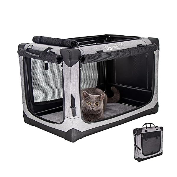 【貨物輸送無料】GPR 愛玩動物 ホンブルグ帽クレート 伏せ籠 愛玩動物持ちはこび 愛玩動物住み家 取りまかなう取り外