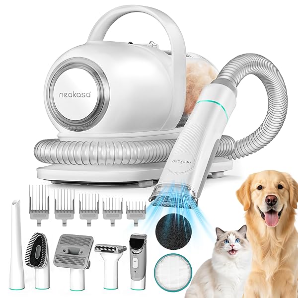 【貨物輸送無料】【毛はらいと洗い濯ぎ機一体型】Neakasa 愛玩動物用バリカン 犬 猫美容器 多役立つこと愛玩動物掃