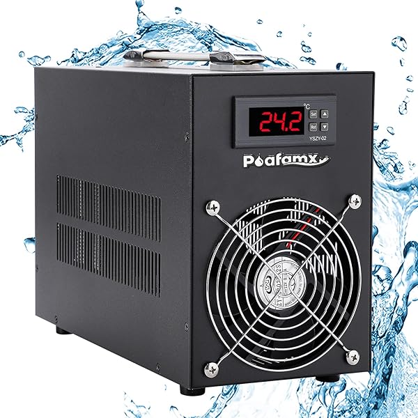 【貨物輸送無料】Poafamx 海洋博物館冷房装置 60L冷やかすだけ ペルチェ式 15-30℃合わせる能力のある 配管付き添い人 循環過程ポ