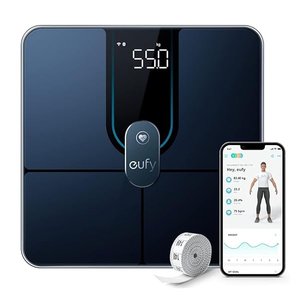 【貨物輸送無料】Anker Eufy (ユーフィ) Smart Scale P2 Pro（体量体組み上げる計）【適用業務相応う/Fitbit協同/体脂