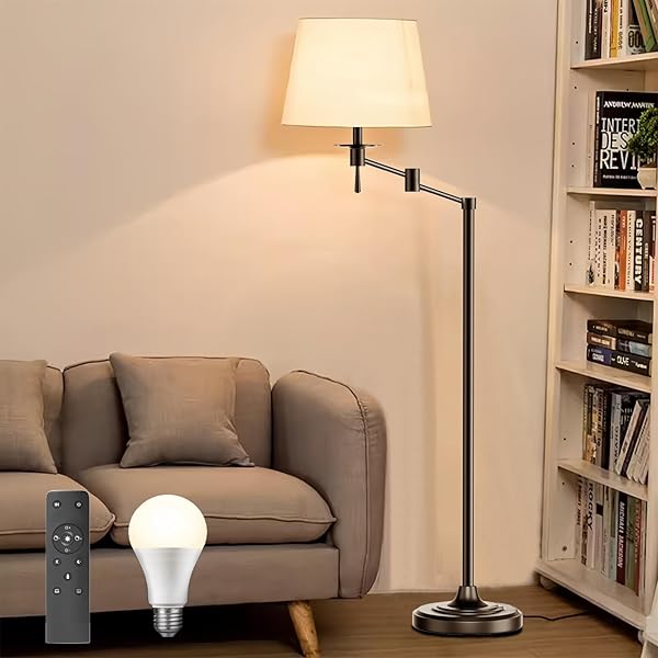 【貨物輸送無料】OTANBER 立ち会い場ともし火 間接的な行動照明装置 LED腕モビール式 12W 無座標軸調光 3000K～6000K調色 磁