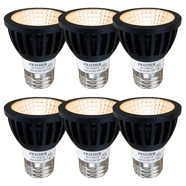 【貨物輸送無料】Fwaytech led斑点模様 e26 調光器相応う 一眼レフ照明ランプ 7W ハロゲン白熱電球60W～75W好いかげんに 配管