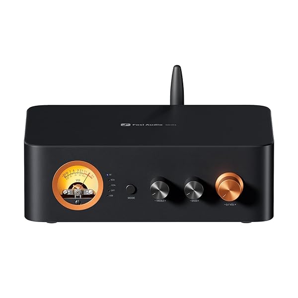 【貨物輸送無料】Fosi Audio MC351 VU米突アンプリファイアー 165W *2 2.1通信路 2.1CH TPA3255 Bluetooth 取り入れる ミニ