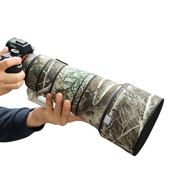 【送料無料】ROLANPRO 防水レンズコート Sony FE 300mm F2.8 GM OSS 対応 迷彩 レンズ保護カバー 望遠｜Smart Life ギア店