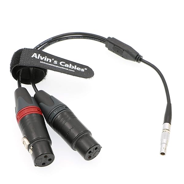 【貨物輸送無料】Alvin\u0027s Cables Z CAM E2用 5いの一番 to デュアルXLR 3いの一番（刃針）声音インプット有線テレビ ストレ