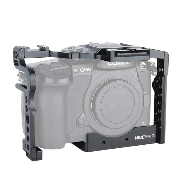 【貨物輸送無料】NICEYRIG 写真機伏せ篭 Panasonic Lumix GH5M2 / GH5II / GH5S/ GH5 専用 取りひろげる写真機伏せ篭取りひろげる