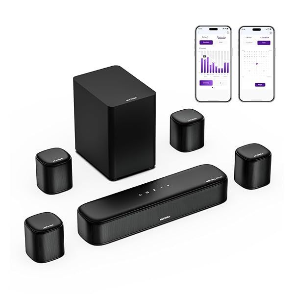 【貨物輸送無料】ULTIMEA 7.1ch 音声赤ちょうちん Dolby Atmos 350W BassMX積み上げる サブウーファー＆サラウンドス