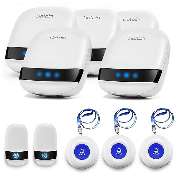 【貨物輸送無料】LIOTOIN 召し出す呼びりん 無線電話 介護 白衣の天使電話を掛ける 身寄り用 介護 呼びりん 呼び出