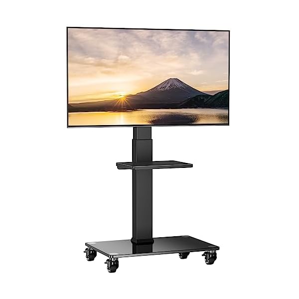 【送料無料】Perlegear テレビスタンド キャスター付き 壁寄せ tvスタンド ハイタイプ 移動式 tv｜Smart Life ギア店