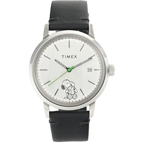 【楽天市場】即納 TIMEX タイメックス 腕時計 Peanuts スヌーピー TW2U85800 マーリンオートマチック 40ｍｍ 自動巻き  ブラック /シルバー 海外モデル リストウォッチ 日本未発売 : SMART PARK 楽天市場店