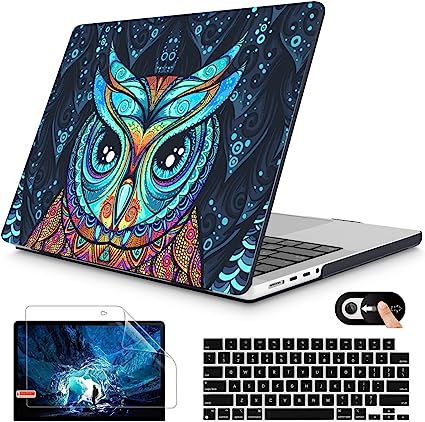 MacBook Pro 16 インチ フクロウ マックブック プロ ハードケース 2023 ケース カバー シェルカバー 衝撃吸収 送料無料