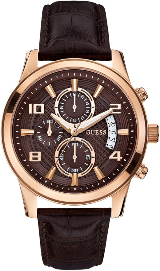 GUESS ゲス メンズ ウオッチ 腕時計 W0076G4 赤銅色 外国で制限事項 時辰儀 日本未発売 当店1年引き請ける