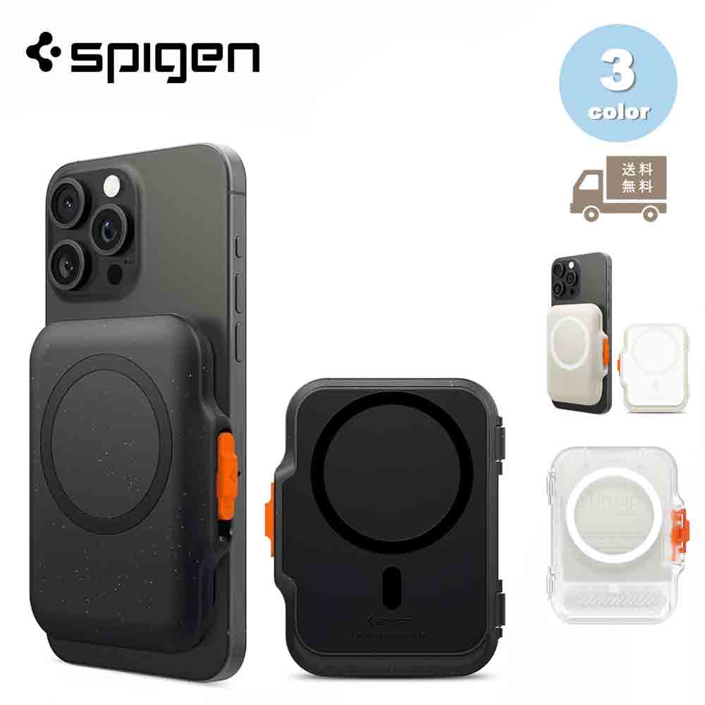 即納 Spigen シュピゲン マグセーフ カード ウォレット TinTap MagFit 全3色 財布 カード収納 MagSafe カード6枚収納 iPhone 16/15/14/13/12 シリーズ対応 ケース カバー カードポケット 送料無料