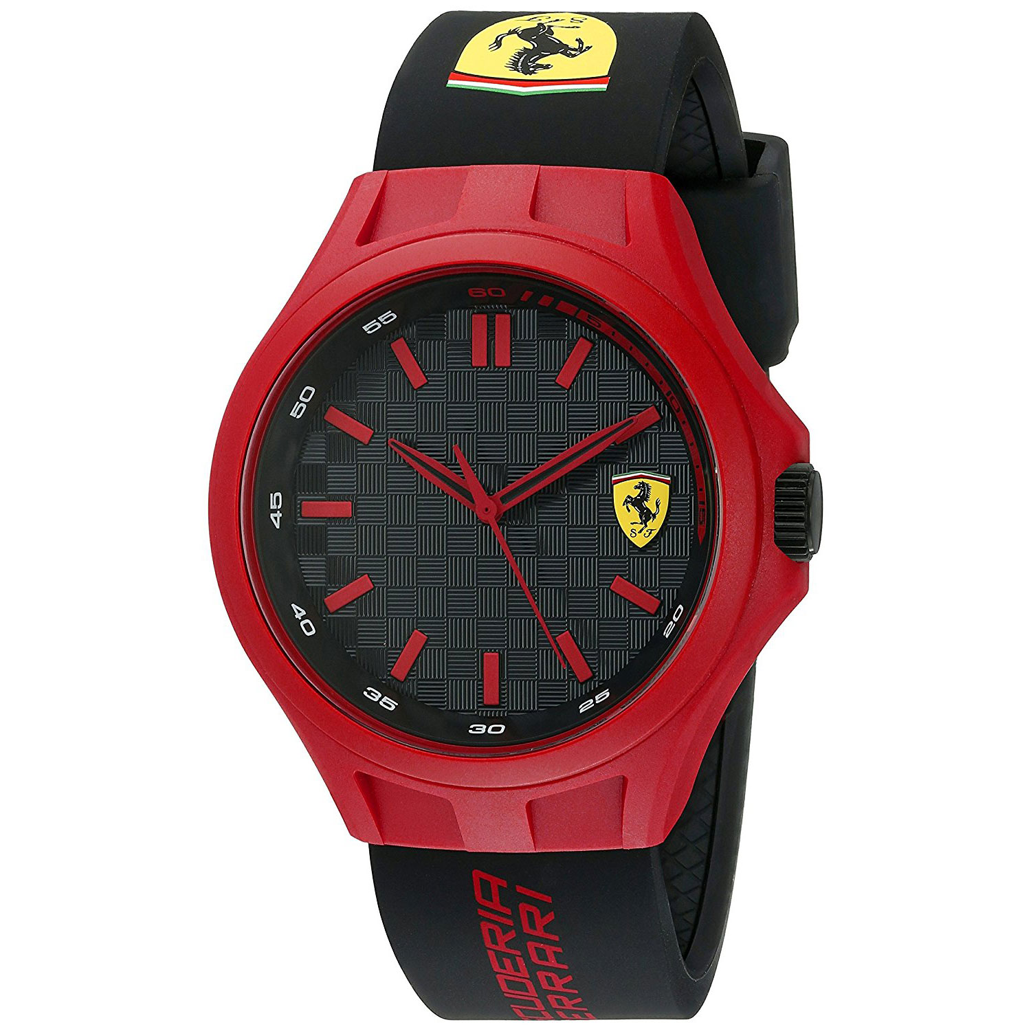 Ferrari フェラーリ メンズ 腕時計 リストウォッチ 0830287 ブラック/レッド 海外限定 時計 日本未発売 当店1年保証