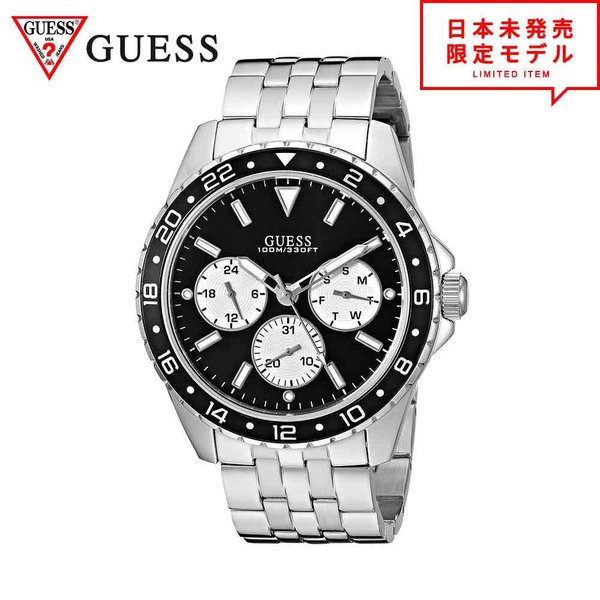 GUESS ゲス メンズ 腕時計 リストウォッチ U1107G1/シルバー 海外限定 時計 日本未発売 当店1年保証 最安値挑戦中!|SMART PARK 店