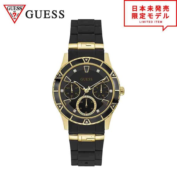 GUESS ゲス レディース 腕時計 リストウォッチ W1157L1/ブラック 海外限定 時計 日本未発売 当店1年保証
