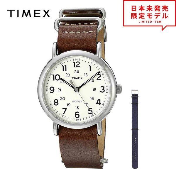 即納 TIMEX タイメックス メンズ 腕時計 リストウォッチ TWG012500 ブラウン / ブルー 海外限定 時計 日本未発売 当店1年保証|SMART PARK 店