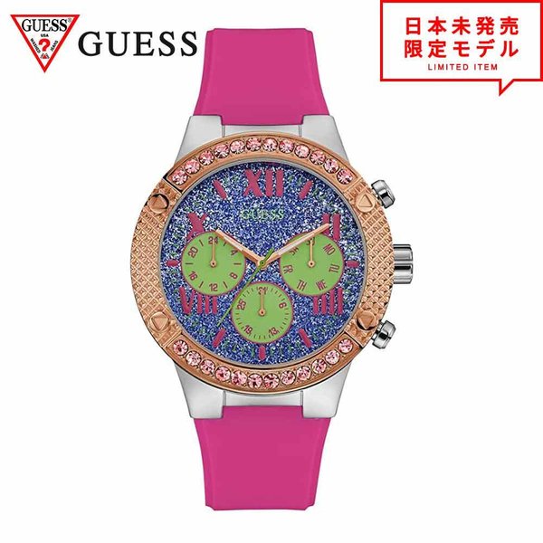 GUESS ゲス レディース ウォッチ 腕時計 W0772L4/サクラ色 外国で制限事項 時辰儀 日本未発売 当店1年引き受ける