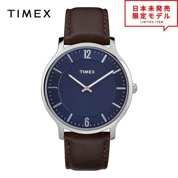 TIMEX タイメックス メンズ 腕時計 リストウォッチ TW2R49900 ブラウン/ブルー 海外限定 時計 日本未発売 当店1年保証