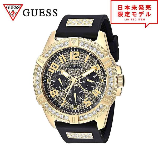 Guess ゲス メンズ 腕時計 リストウォッチ U1132g1 ブラック ゴールド 海外限定 時計 日本未発売 当店1年保証 最安値挑戦中 Inventwood Com