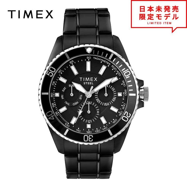TIMEX タイメックス メンズ 腕時計 リストウォッチ TW2T59000JT/ブラック 海外限定 時計 日本未発売 当店1年保証｜SMART PARK 店