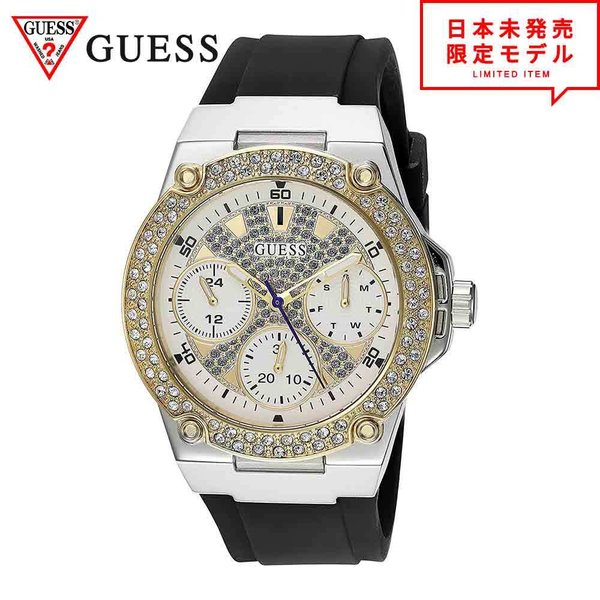 GUESS ゲス レディース 腕時計 リストウォッチ U1291L1 ブラック/シルバー 海外限定 時計 日本未発売 当店1年保証 最安値挑戦中