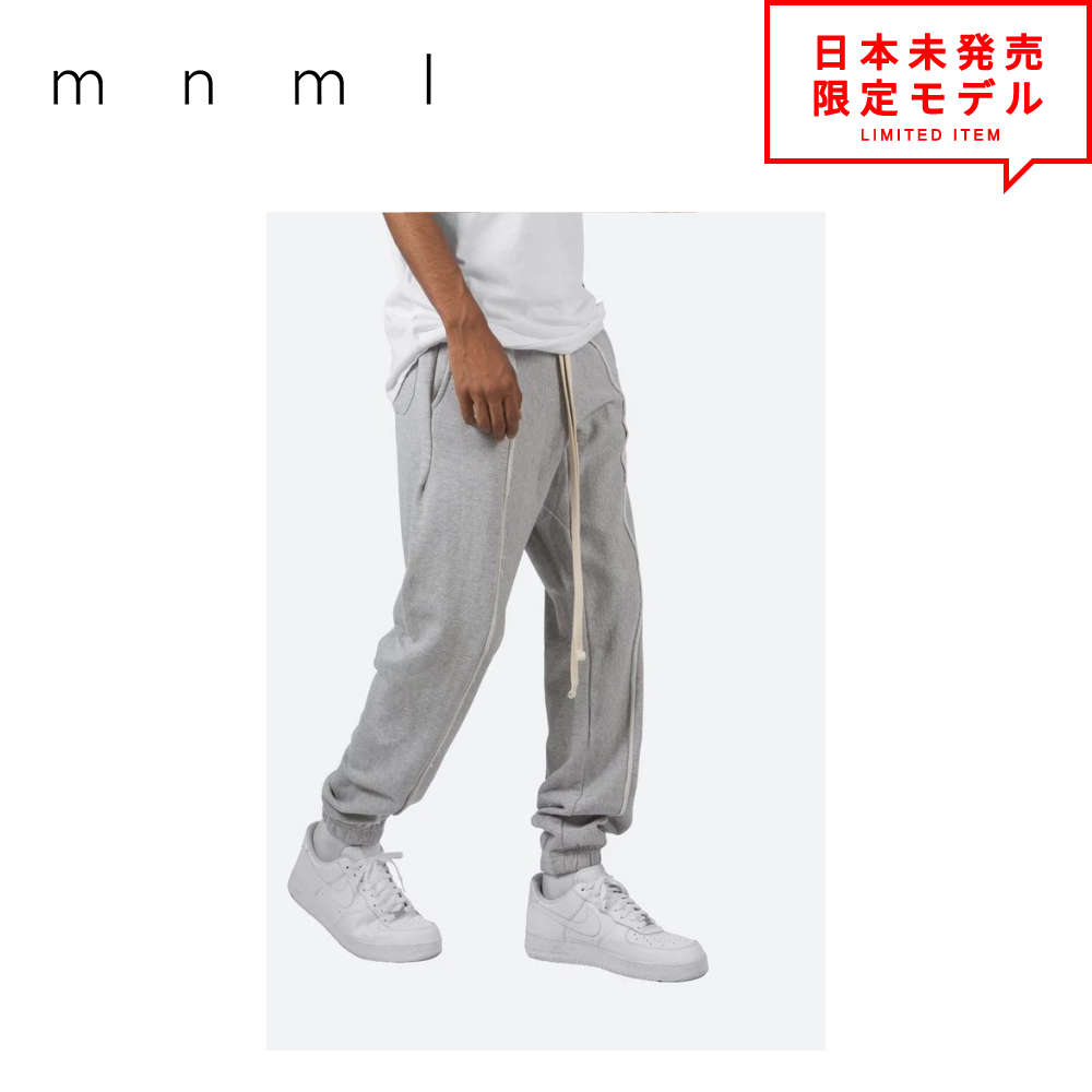 楽天市場】日本未発売 mnml ミニマル スウェットパンツ Raw Pleated