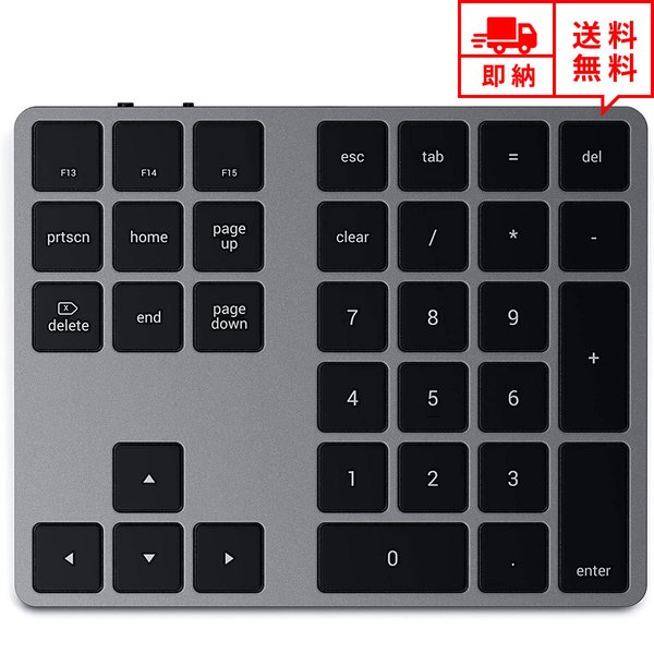 即納 無線電話 無線電話 テンキー 鍵盤 Bluetooth 34仄めかし 空白文字薄墨色 勉強机とっ始め/マイコン/万覚え帳マイコン Mac 相応う テンキー-パソコン・周辺機器-マウス・キーボード・入力機器