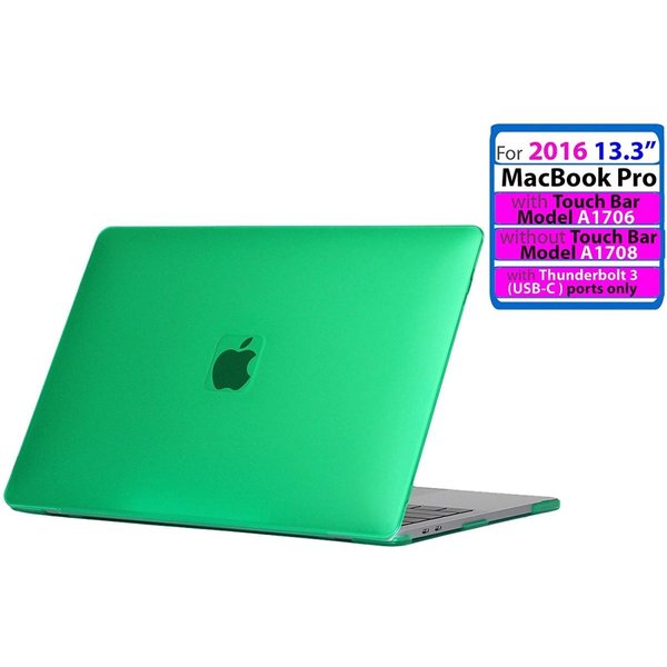mCover iPearl シリーズ MacBook Pro（13.3インチ / Retinaディスプレイ）A1706 / A1708 対応 ノートパソコン ハード シェル ケース ｜グリーン