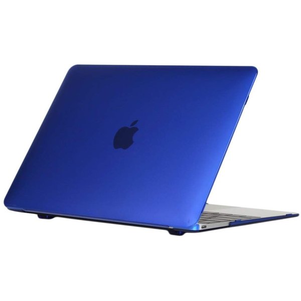 mCover iPearl シリーズ MacBook（12インチ / Retinaディスプレイ）A1534 対応 ノートパソコン ハード シェル ケース ｜ブルー