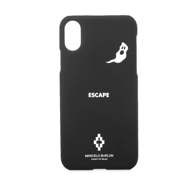 激安の Marcelo Burlon マルセロ バーロン マルセロ ブロン Iphone X Xs ケース Escape ブラック カバー 正規品 Smart Park 店 楽天ランキング1位 Atsu Edu Ge