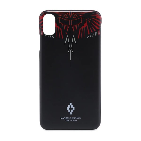 値引 Marcelo Burlon マルセロ バーロン マルセロ ブロン Iphone Xsmax ケース Geometric Wings ブラック カバー 正規品w 想像を超えての Saae Divinolandia Mg Gov Br